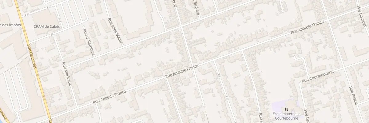 Plan du 104 Rue Diderot à Calais
