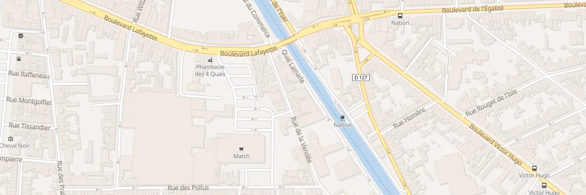 Plan du 15 Rue de la Vendée à Calais