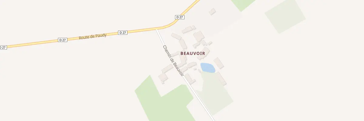 Plan du 5077 Beauvoir à Ménétréols-sous-Vatan