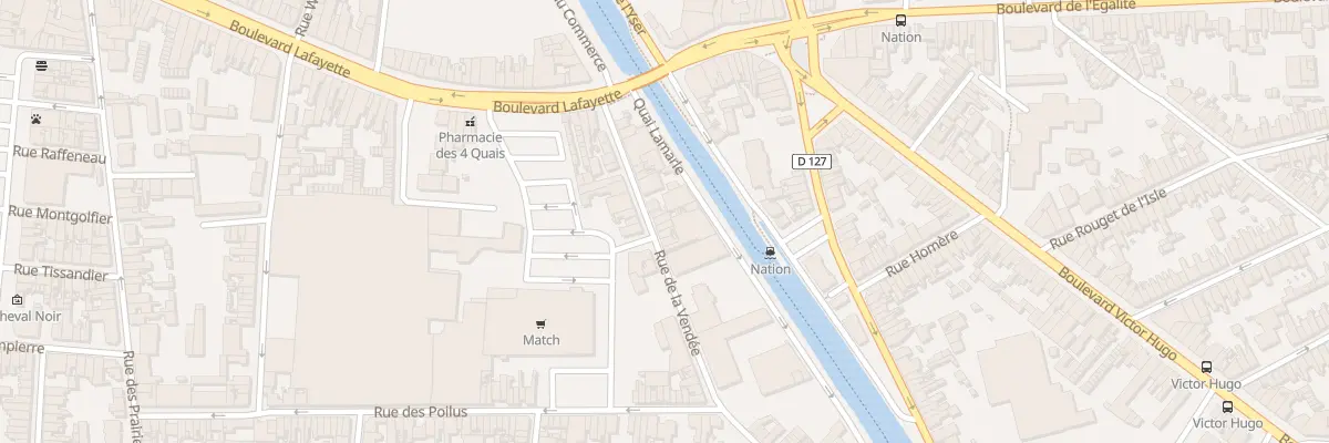 Plan du 19 Rue de la Vendée à Calais