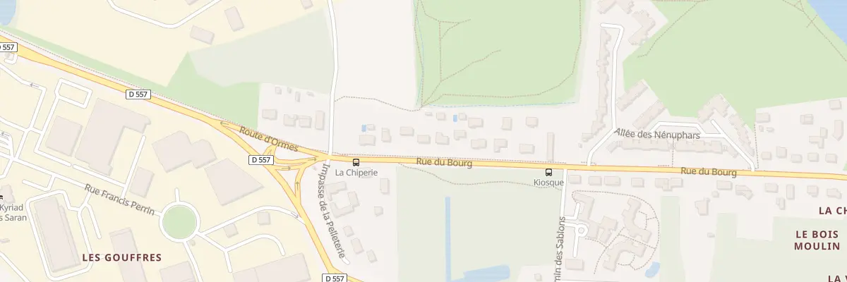Plan du 1128 Rue du Bourg à Saran