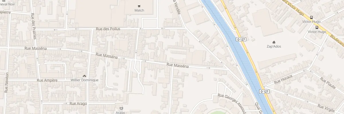 Plan du 159 Rue Masséna à Calais