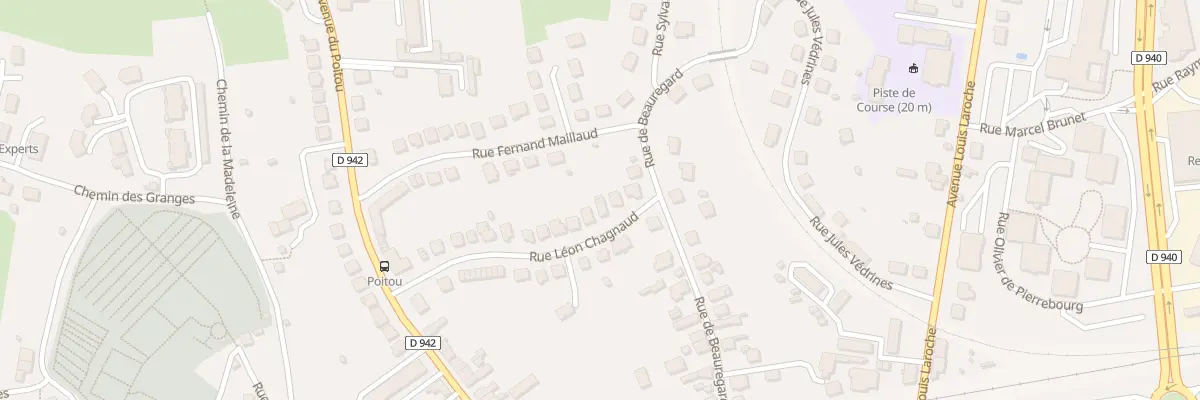 Plan du 22 Rue Léon Chagnaud à Guéret