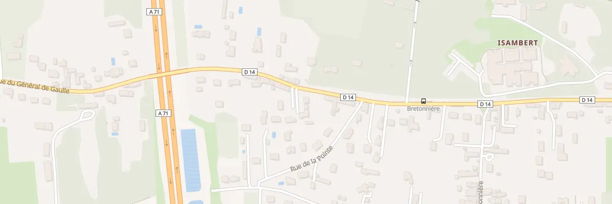 Plan du 2667 Rue du Gen de Gaulle à Olivet