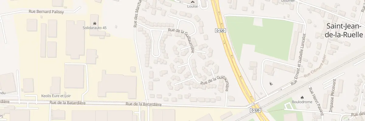 Plan du 53 Rue de la Guillaumière à Saint-Jean-de-la-Ruelle