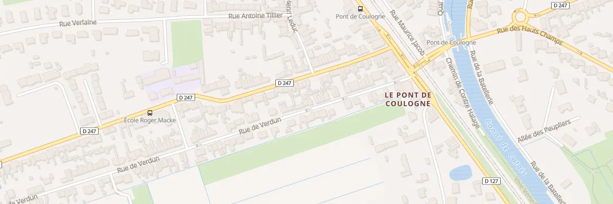 Plan du 36 Rue de Verdun à Coulogne
