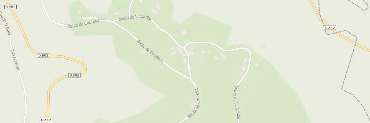 Plan du 5031 Courbiat à Pandrignes