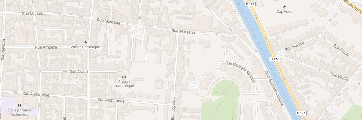 Plan du 15 Rue Copernic à Calais