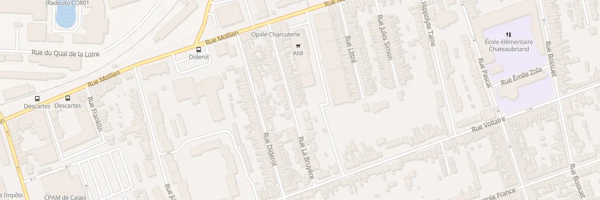 Plan du 43 Rue la Bruyère à Calais