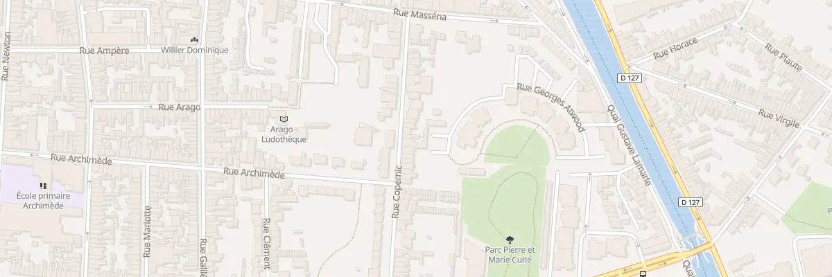 Plan du 35 Rue Copernic à Calais