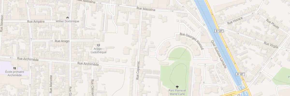 Plan du 31 Rue Copernic à Calais