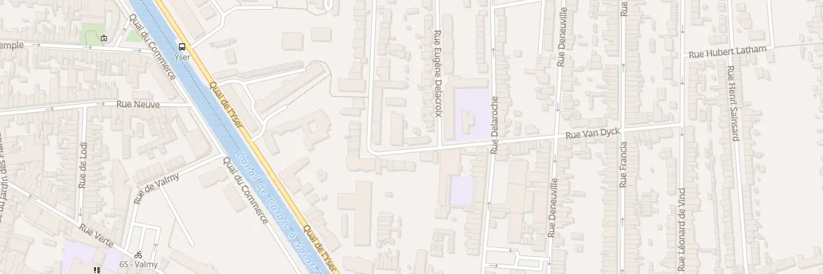 Plan du 7 Rue Van Dyck à Calais