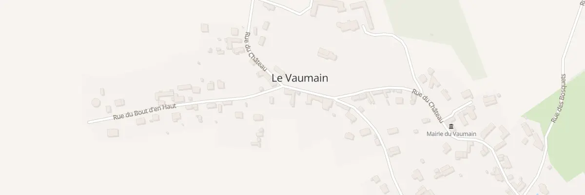 Plan du 27 Rue du Château au Vaumain