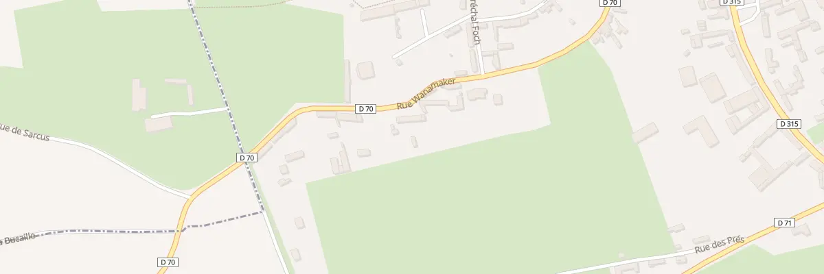 Plan du 26 Rue Wanamaker à Sarcus