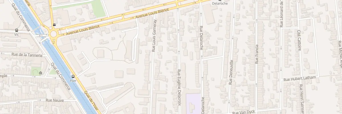 Plan du 26 Rue Delacroix à Calais