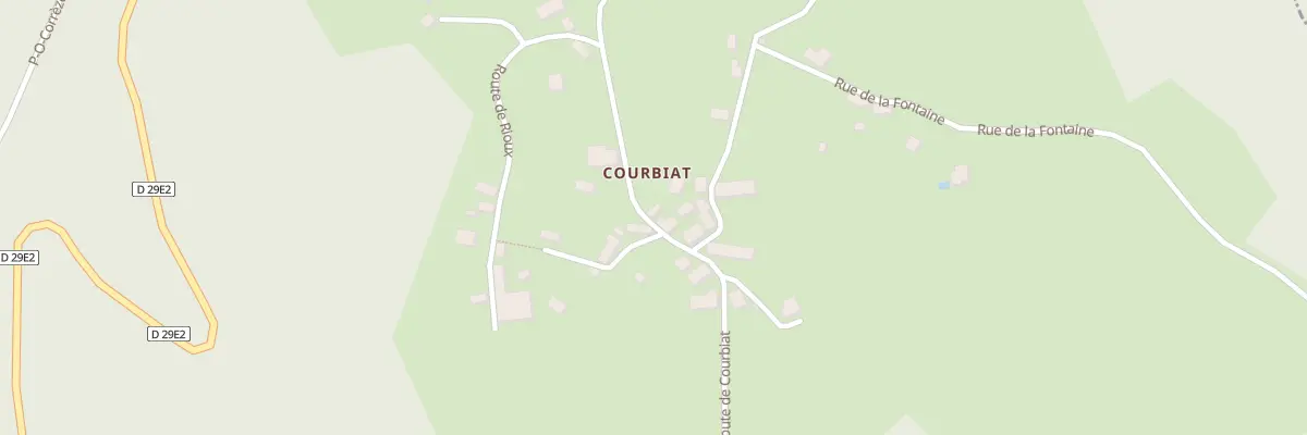 Plan du 5112 Courbiat à Pandrignes