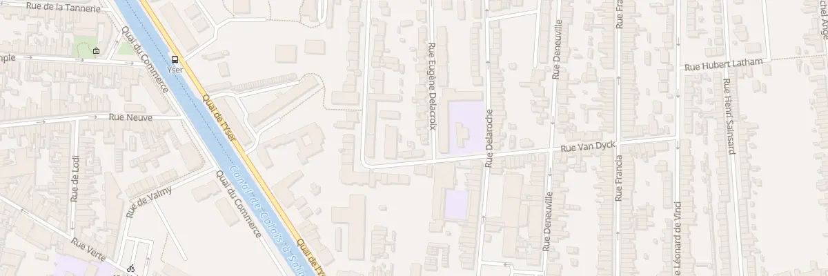 Plan du 58 Rue Delacroix à Calais