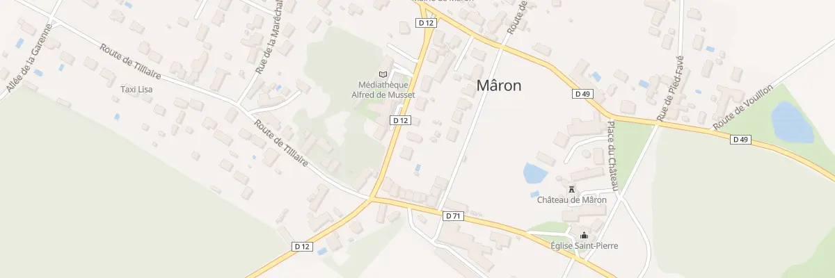 Plan du 11 Rue des Ecoles à Mâron