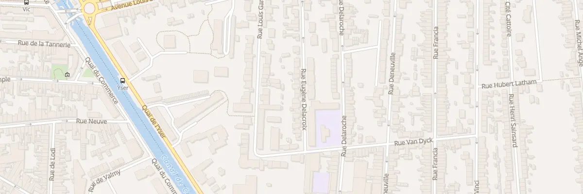 Plan du 42 Rue Delacroix à Calais