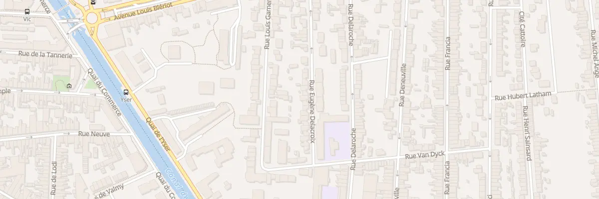 Plan du 38 Rue Delacroix à Calais
