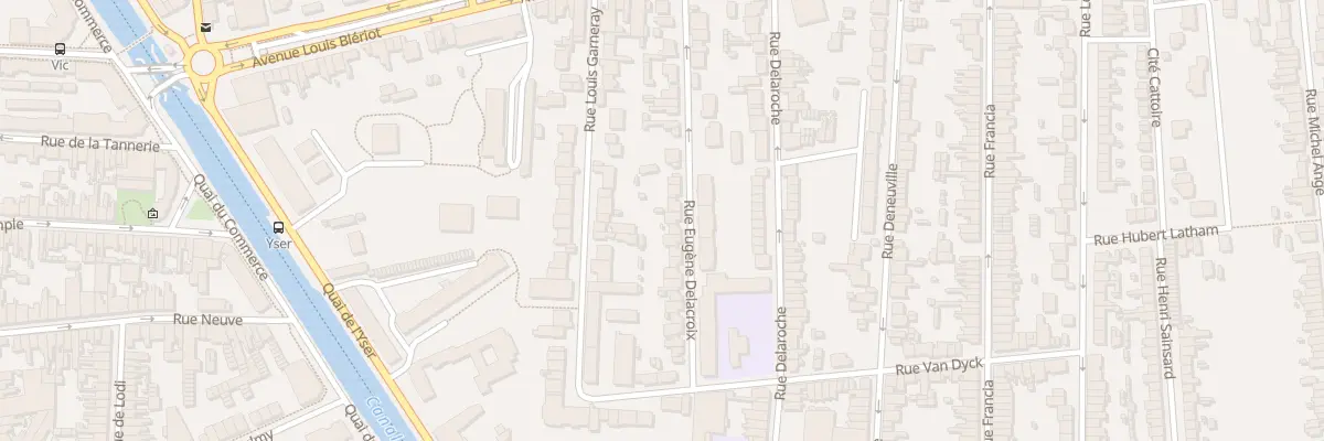 Plan du 34 Rue Delacroix à Calais