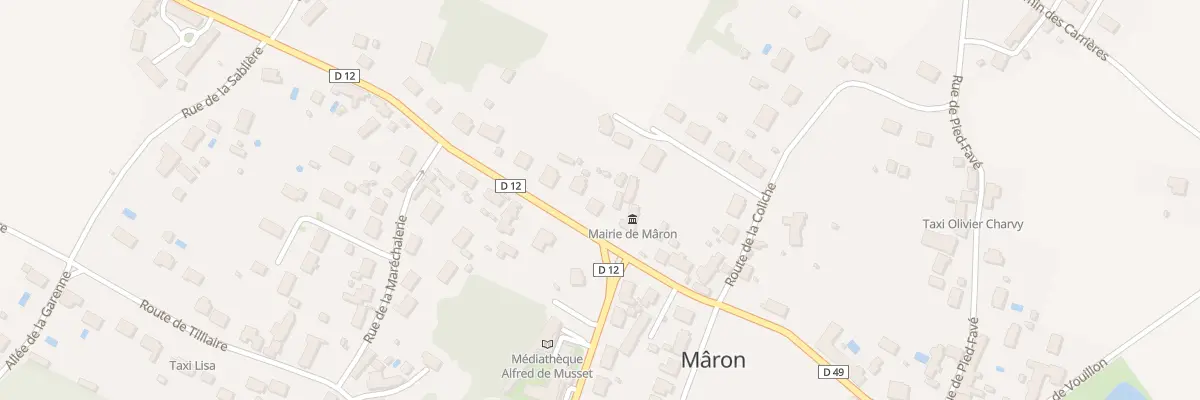 Plan du 2 Rte de Chateauroux à Mâron