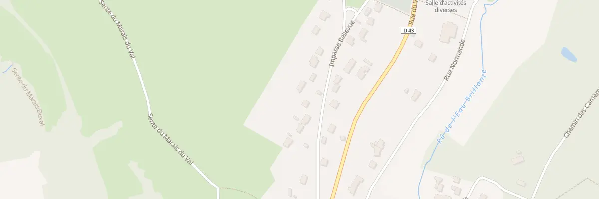 Plan du 15 Imp de Bellevue à Seraincourt