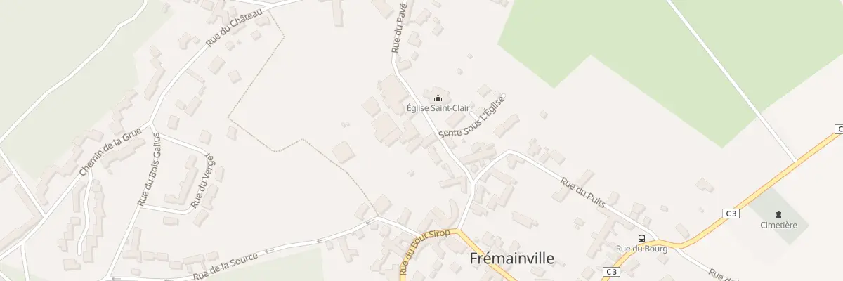 Plan du 9 Rue du Pavé à Frémainville