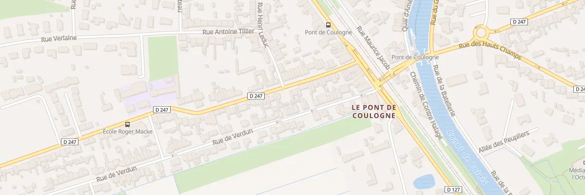 Plan du 33 Rue Charles de Gaulle à Coulogne