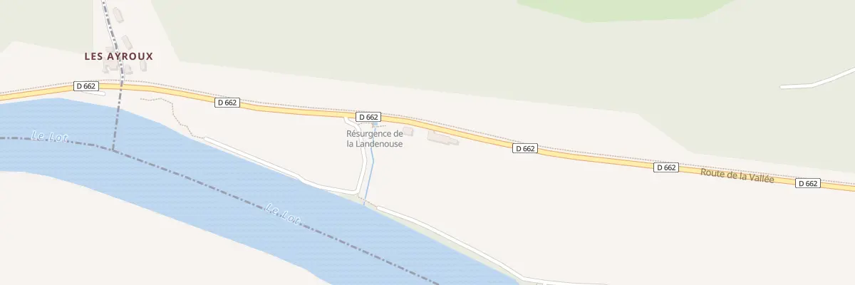 Plan du 356 Rte de la Vallée à Cadrieu