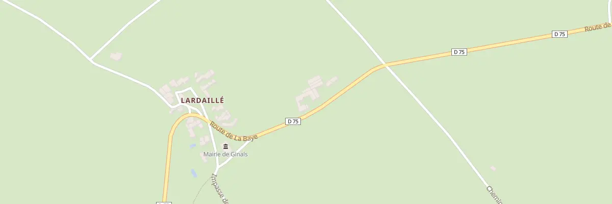Plan du 5086 Lardaille à Ginals