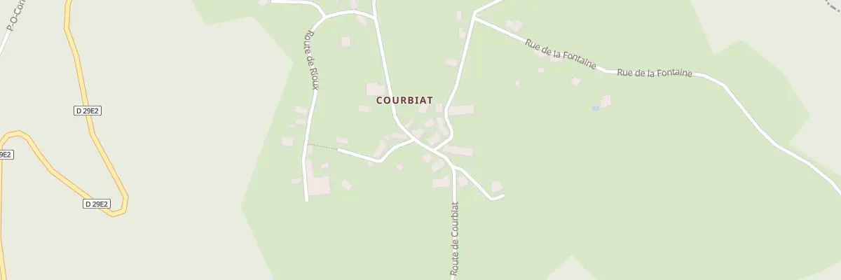 Plan du 5 Courbiat à Pandrignes
