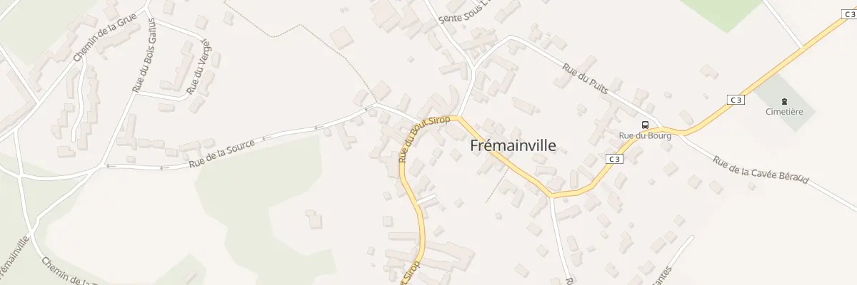 Plan du 1 Rue du Bout Sirop à Frémainville