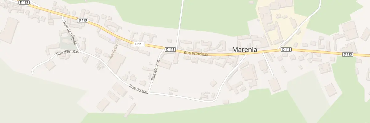 Plan du 23 Rue Principale à Marenla