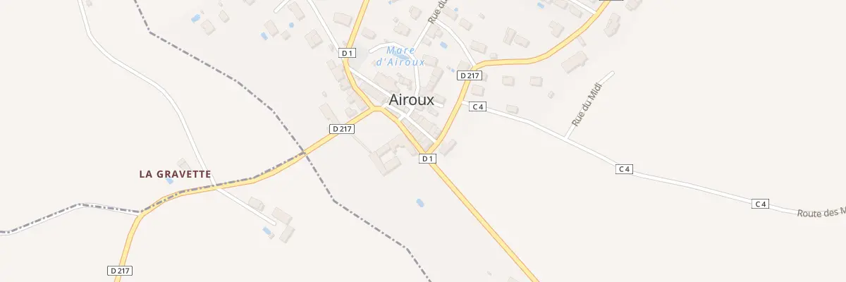 Plan du 2 Rue Principale à Airoux