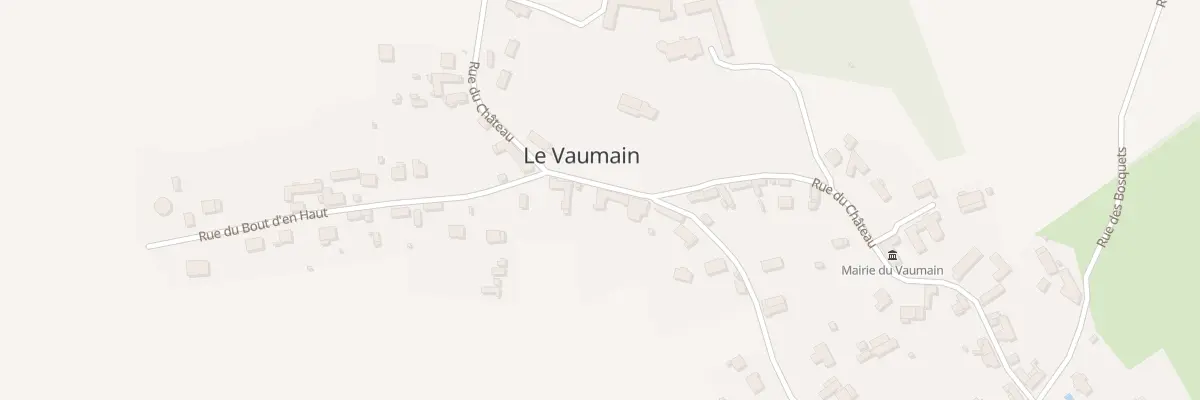 Plan du 25 Rue du Château au Vaumain