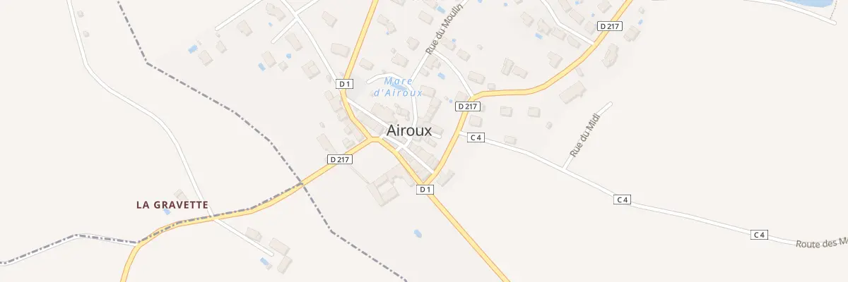 Plan du 3 Imp des Douves à Airoux