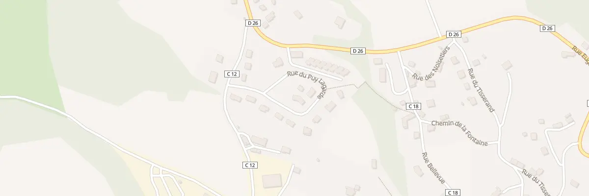 Plan du 1 Rue du Puy Lagarde à Corrèze