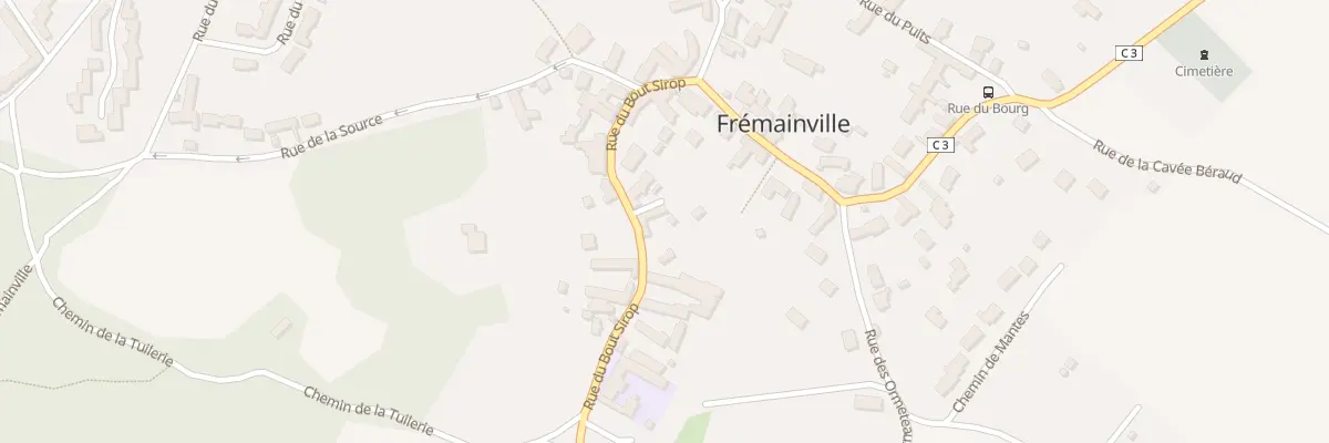 Plan du 9 Imp du Bout Sirop à Frémainville