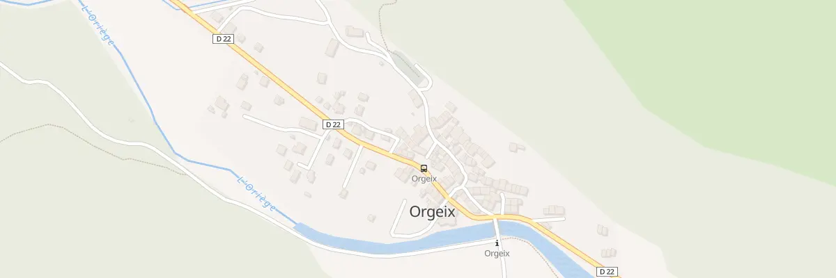 Plan du 83 Vge le Village à Orgeix