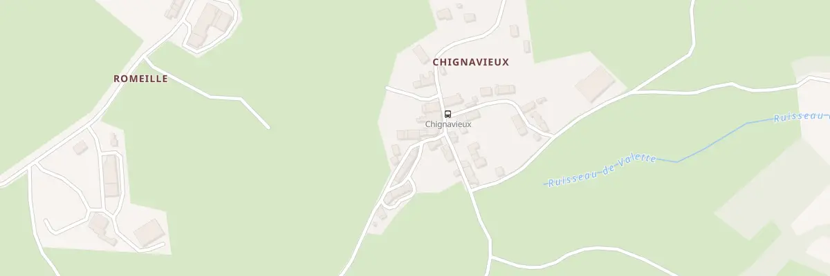 Plan du 22 Chignavieux à Anzême