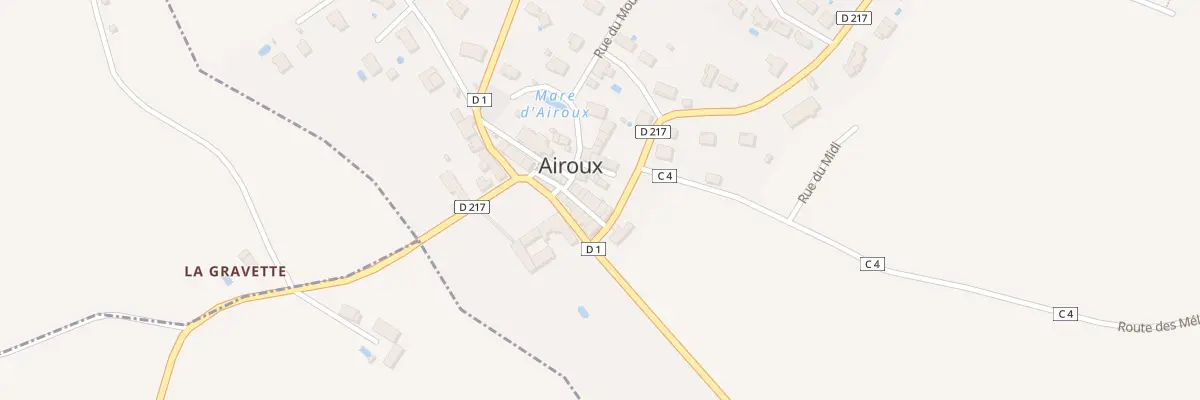 Plan du 18 Le Village à Airoux