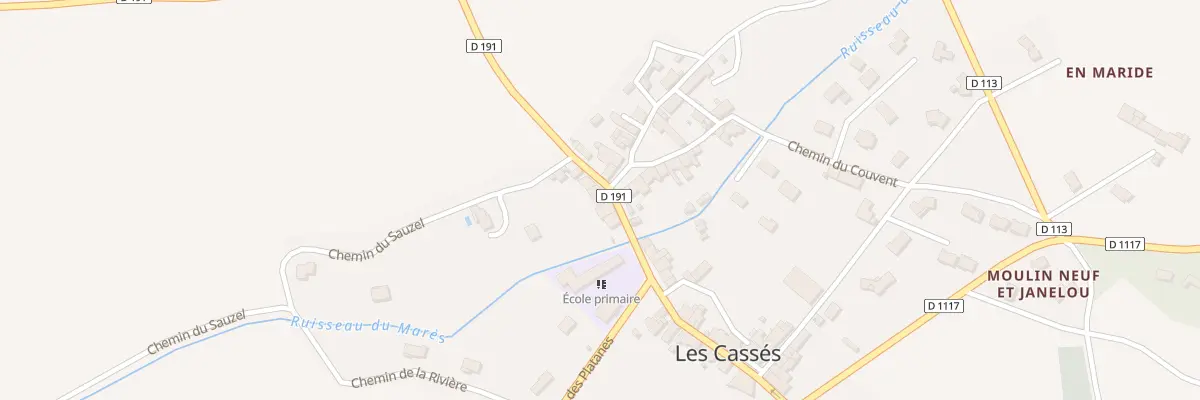Plan du 4 Rue Principale aux Cassés