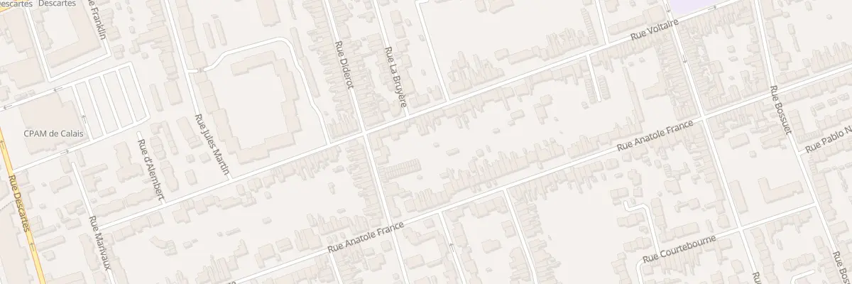 Plan du 50 Rue Voltaire à Calais