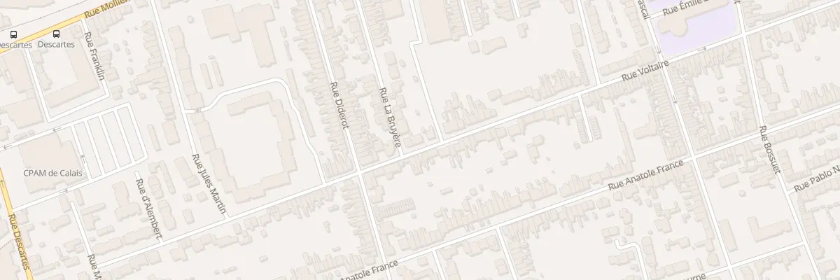 Plan du 49 Rue Voltaire à Calais