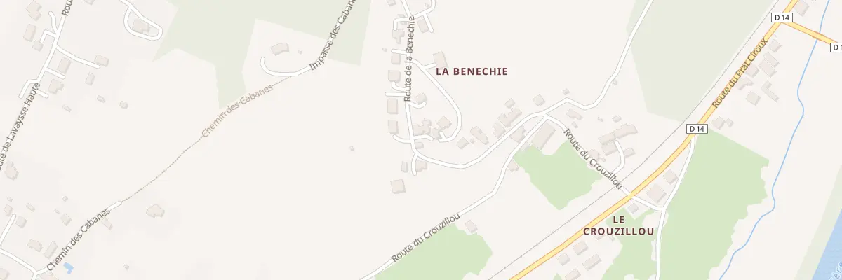 Plan du 16 Rte de la Benechie à Gagnac-sur-Cère