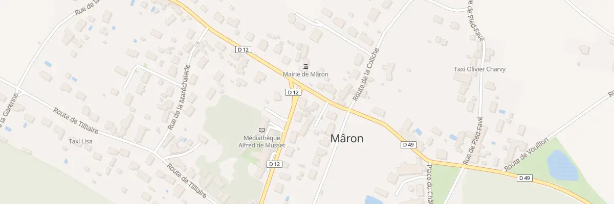 Plan du 1 Rue des Ecoles à Mâron