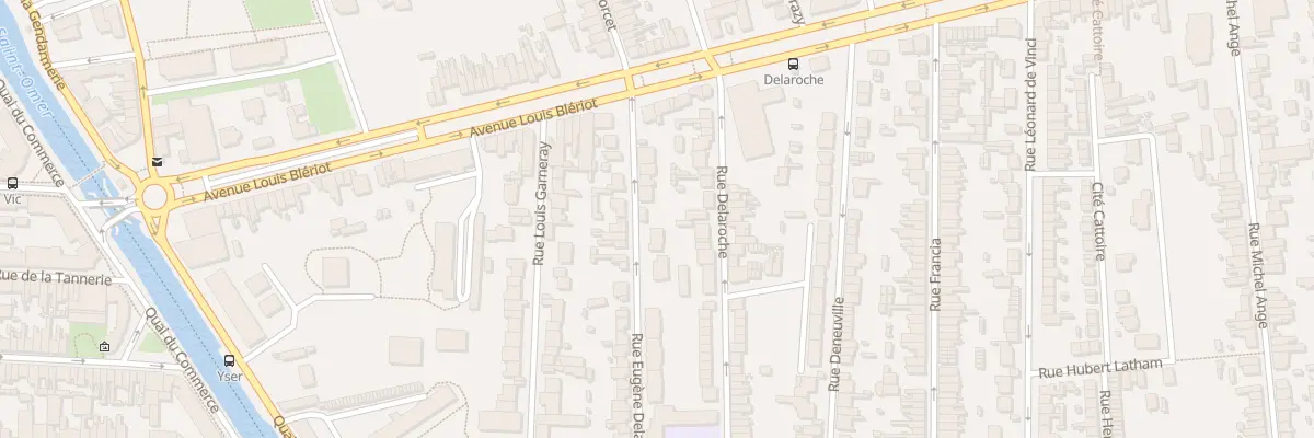 Plan du 9 Rue Delacroix à Calais