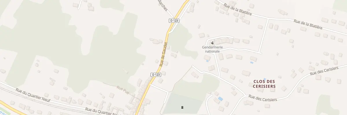 Plan du 30 Rue de Gaudet à Mennetou-sur-Cher