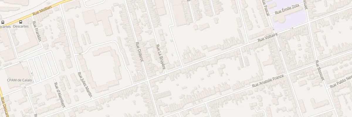 Plan du 53 Rue Voltaire à Calais